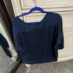 NWT Lane Bryant plus navy top